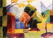August Macke Garten am Thuner See oil painting picture wholesale